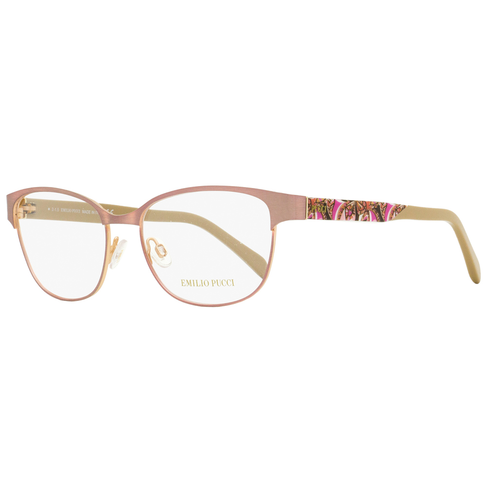 Emilio Pucci Oval Eyeglasses EP5016 074 Pink/Powder Pink 53mm 5016